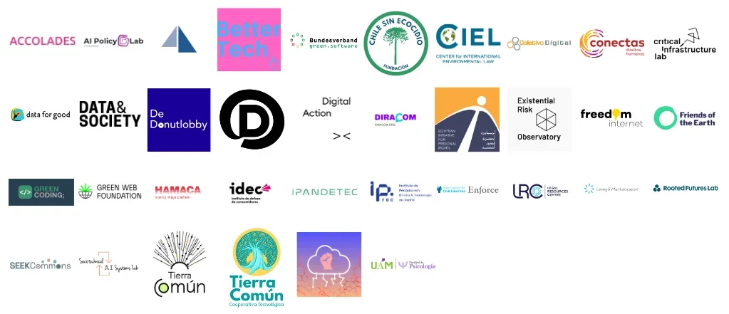 logo wall of signatories