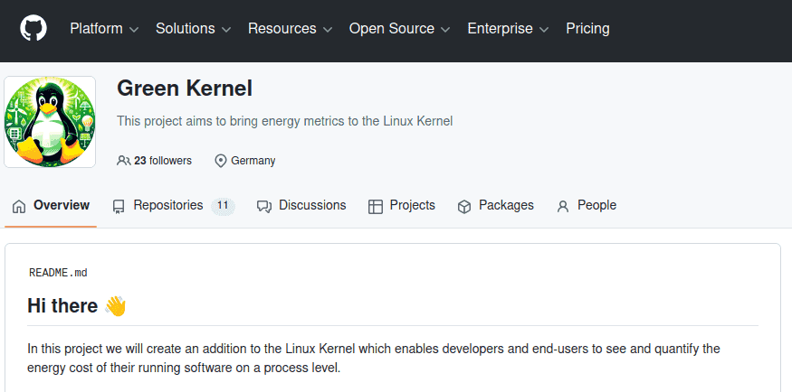 Green Kernal github